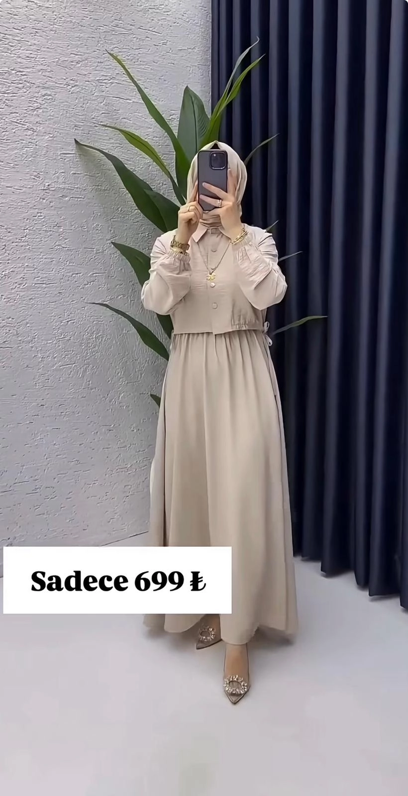yelekli elbise 