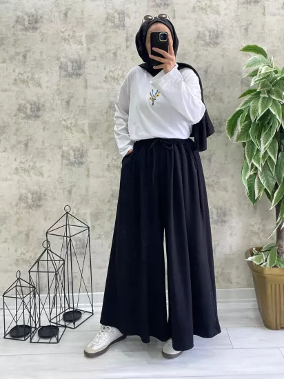 Kumsal Tesettür Takım | Pantolon Etek Kombin - Moda Ceyda